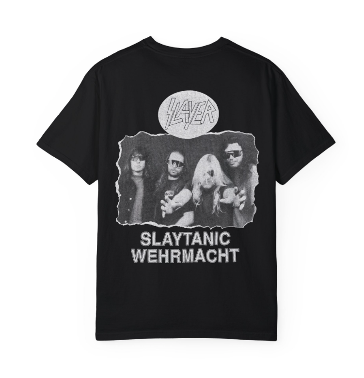 Slayer Shirt – Double Sided Wehrmacht Slaytanic Tour Metal T