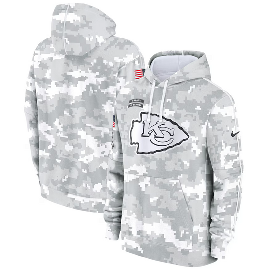 Chiefs Salute Edition Camo Pullover Hoodies