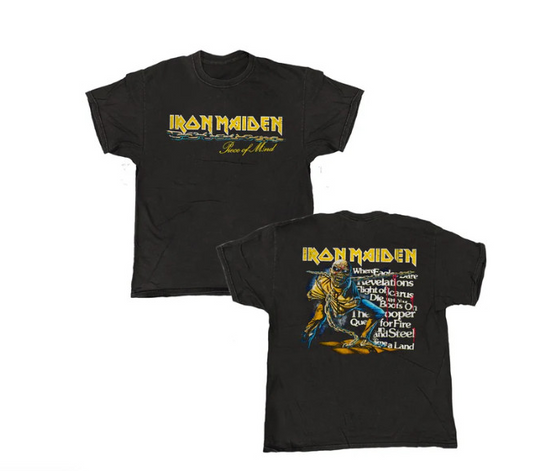 Iron Maiden POM Tracklist Shirt Vintage Black Band Tour T-Shirt for Fans,tour shirt