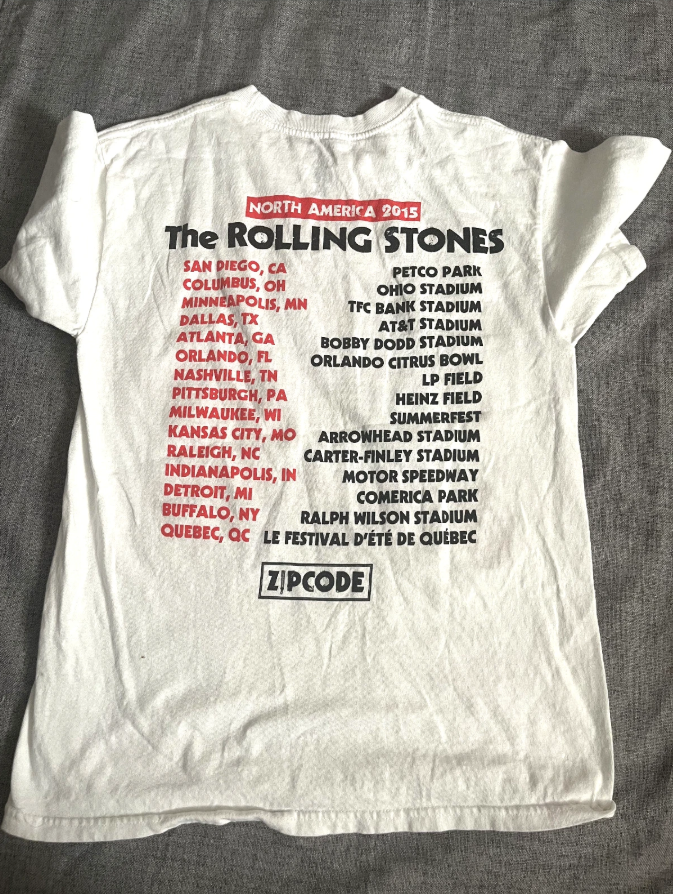 Rolling Stones Tongue Flags Med Tee Multi Design Licks Collectible Iconic Rock