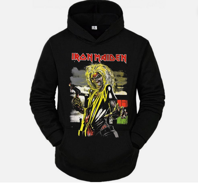 Iron Maiden Hoodie  KILLERS ROCK BAND HOODIES BLACK MEN's