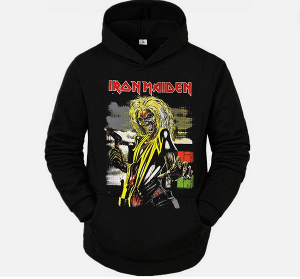 Iron Maiden Hoodie  KILLERS ROCK BAND HOODIES BLACK MEN's