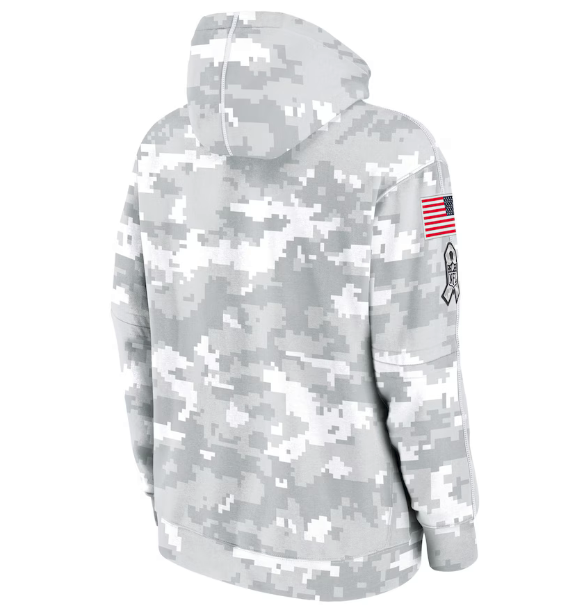 Chiefs Salute Edition Camo Pullover Hoodies