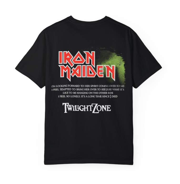 Iron Maiden Shirt – Twilight Zone Double Sided Heavy