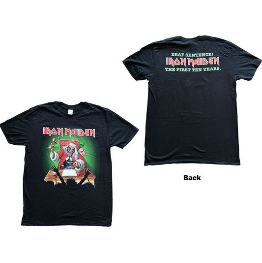 Iron Maiden Deaf Sentence T-Shirt – Double Sided Print Unisex Band Tee