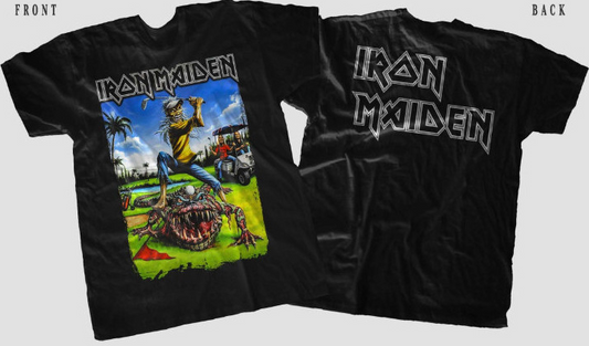 Iron Maiden The Evil in Florida Two-Sided English Heavy Metal Band Shirt