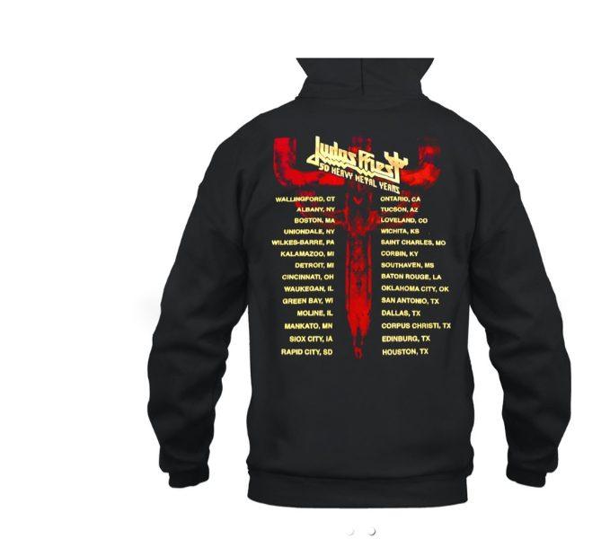 Judas Priest Hoodie 2 sided 50 Heavy Metal Years-Hoodie