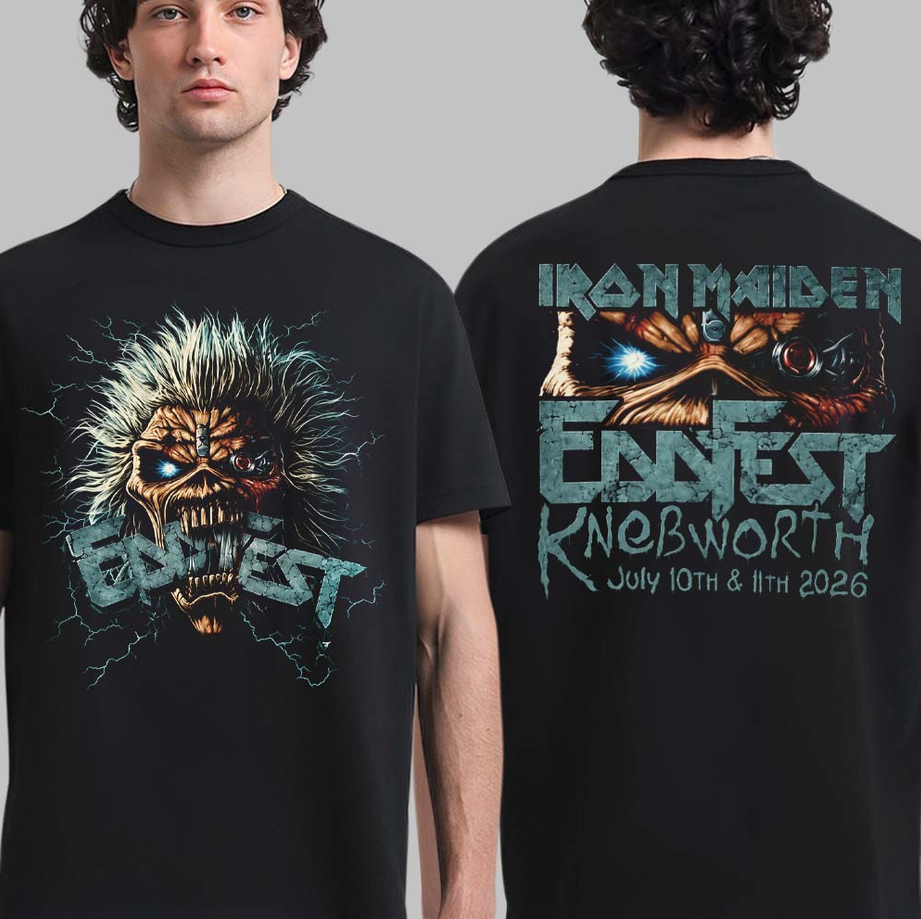 Iron Maiden Eddfest Knebworth 2026 Exclusive Tee On July 10 And 11 2026 Eddie The Head T-Shirt