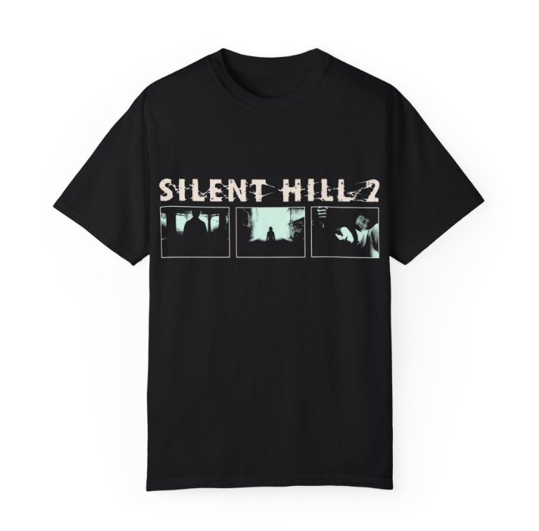 Silent Hill 2 T-Shirt – Retro Double Sided Horror Gaming