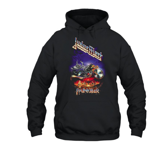 Judas Priest Hoodie 2 sided Painkiller Album Art Hoodie