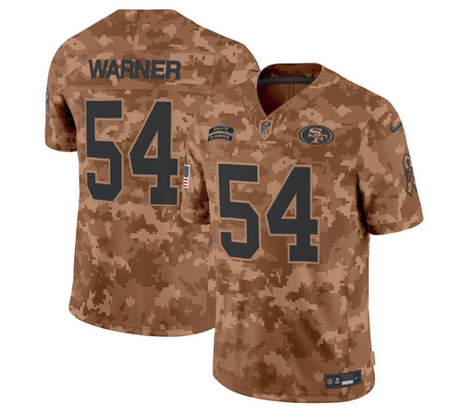 49ers 2024 Salute to Service Vapor Limited Jersey - All stitched