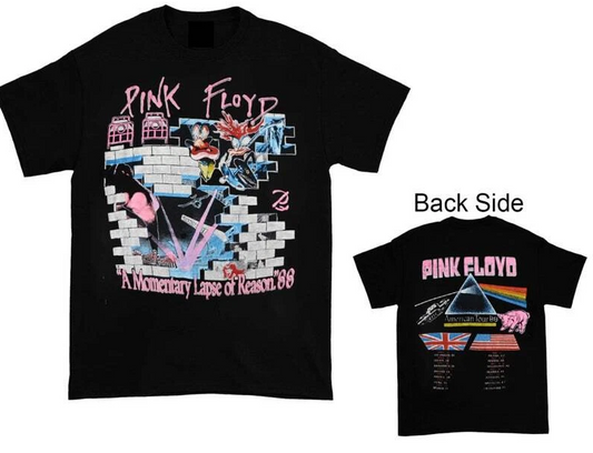 Pink Floyd 1988 The Wall Tour Tee – Rare Vintage Concert Unisex T-Shirt