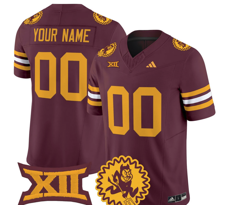 Arizona State Sun Devils 1975 Throwback Vapor Limited Custom Jersey - All Stitched