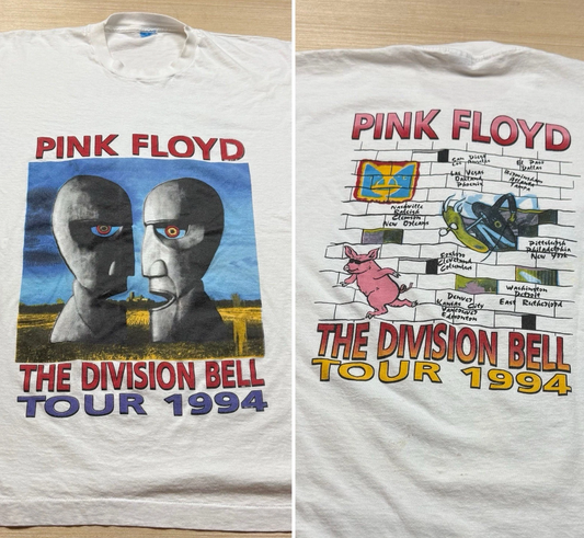 Vintage Pink Floyd 70s Animals Tour 1977 Rock Band Concert T-Shirt
