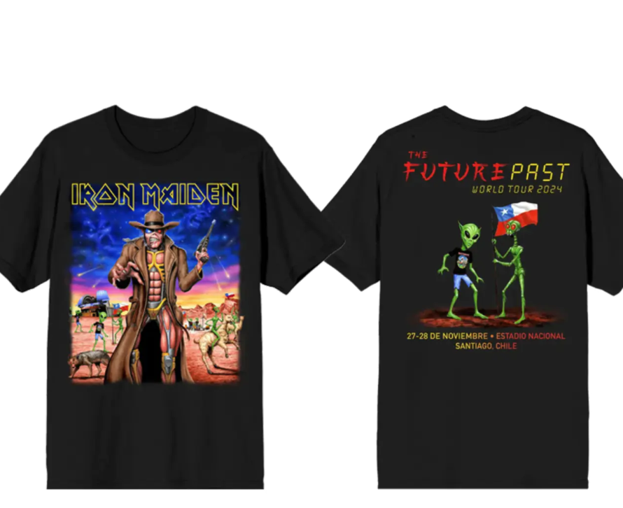 Iron Maiden The Future Past World Tour 2024 Chile Event T-Shirt