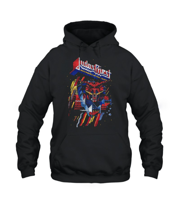 Judas Priest Hoodie | Heavy Metal Band Hooded Sweatshirt | Classic Rock Pullover