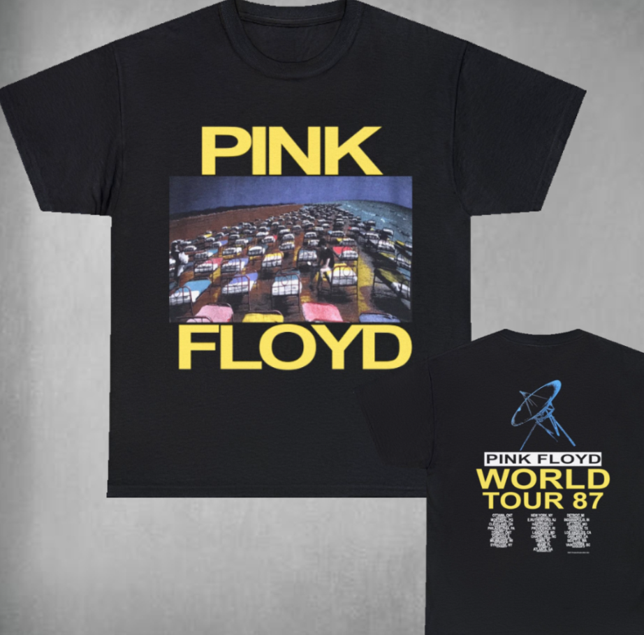 Vintage 1987 Pink Floyd Momentary Lapse Of Reason Tour Shirt