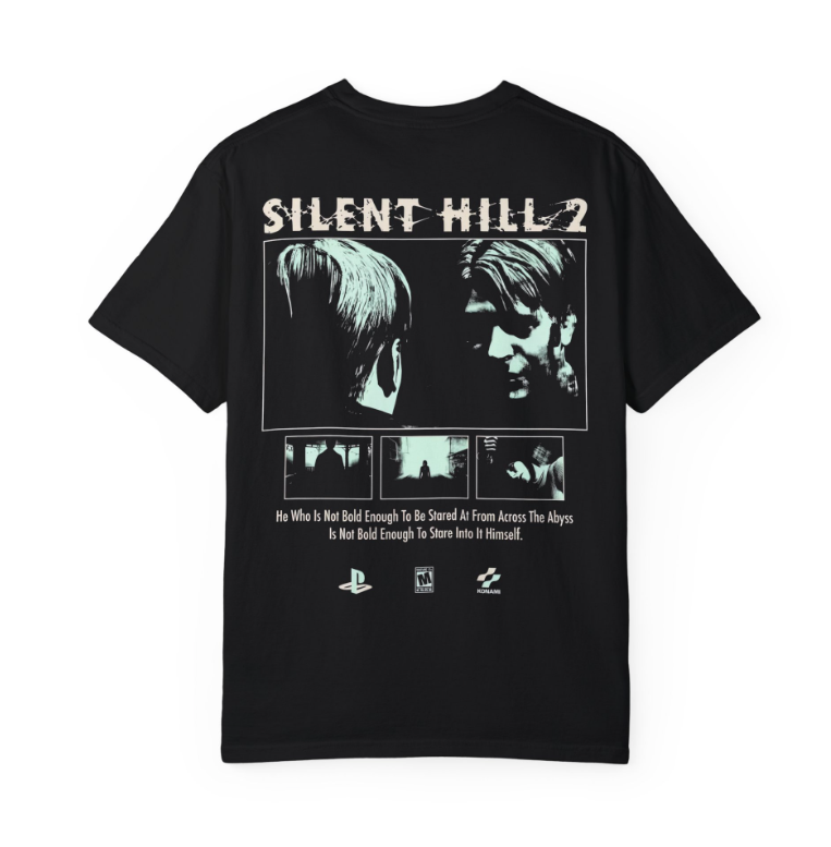 Silent Hill 2 T-Shirt – Retro Double Sided Horror Gaming T