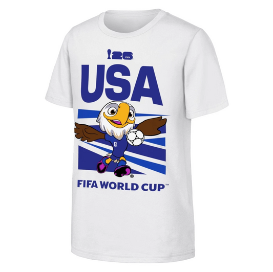 White T-shirt for World Cup 2026, Houston USA - Unisex