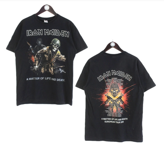 Iron Maiden A Matter of Life and Death Tour T-Shirt – Retro Music Fan Gift