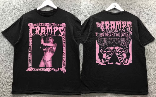 The Cramps Poison Ivy T-Shirt – Bad Music For Bad People Shirt –