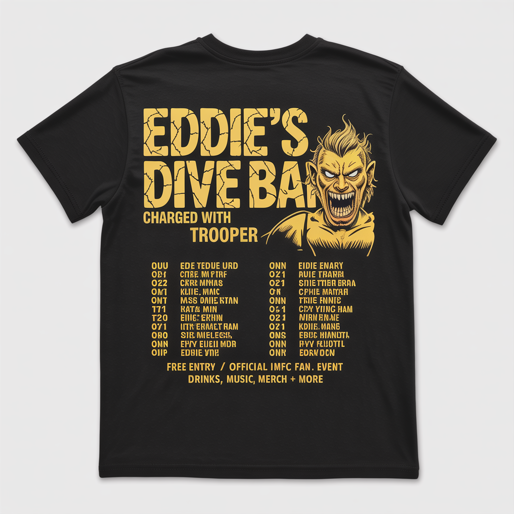Iron Maiden Eddie’s Roadhouse Rampage 2025 Tour Shirt | Beast Unleashed Concert Tee