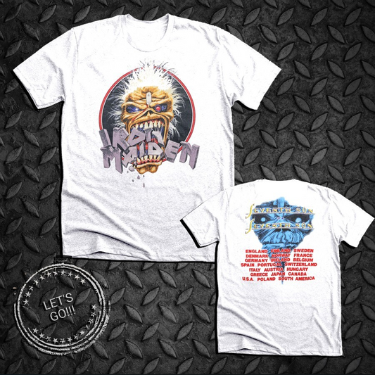 Iron Maiden Seventh Son Tour Sublimation Unisex T-Shirt Tee