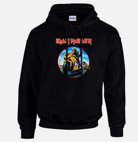 Iron Maiden Hoodie Rock Music Black Hoodies
