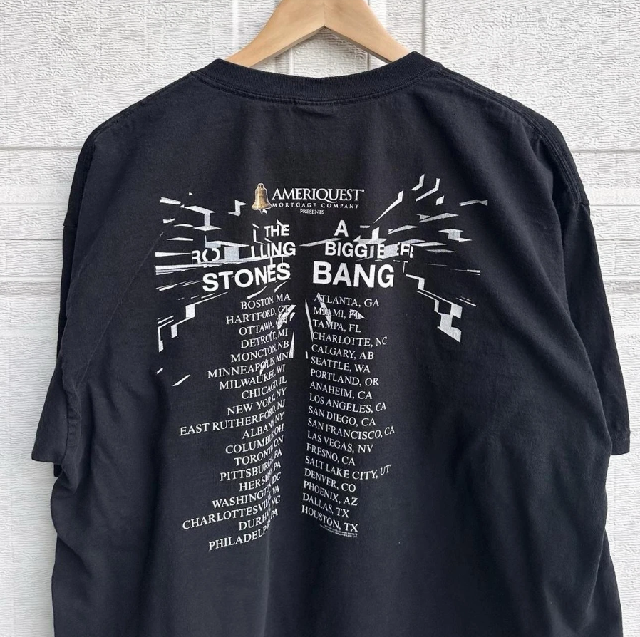 Vintage The Rolling Stones a Bigger Bang Tour T Shirt 2005
