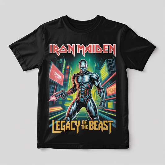 Iron Maiden 2025 Beyond the Skies Tour Shirt | Official Band Merch Vintage Graphic Tee