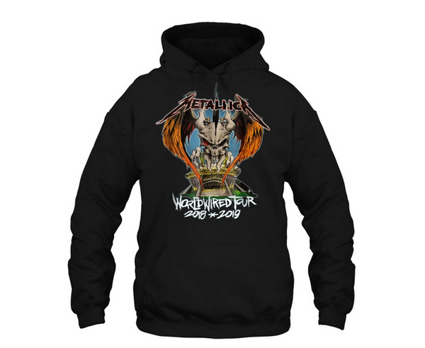 metallica hoodie Rock Music WorldWired Tour 2018 - 2019