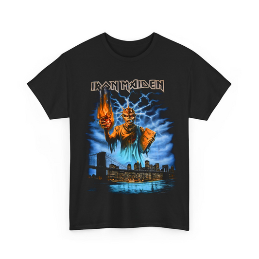 Iron Maiden tour t shirt Book of Souls 2016 New York