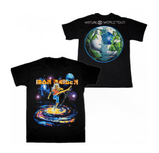 Iron Maiden Virtual 11 World Tour 1998 T-Shirt, Iron Maiden ShirtTshirt