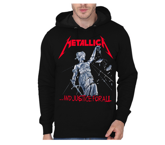 metallica hoodie Rock Music Justice For All Unisex Hooded