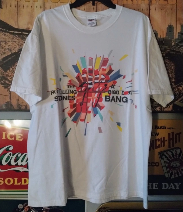 Rolling Stones A Bigger Bang World Tour 2006 Men's Vintage Band Shirt