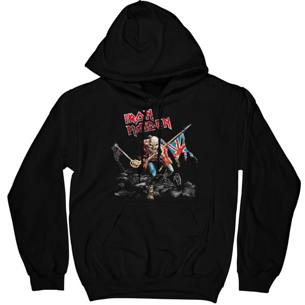 Iron Maiden 'The Trooper' (Black) Pull Over Hoodie