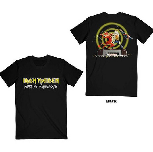Iron Maiden Beast Over Hammersmith T-Shirt – Eddie Live 1982 Tribute Tee