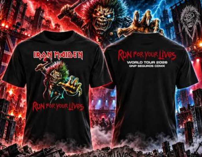 Event T-Shirt Bucharest, Romania 🇷🇴 Adrian.- #IronMaiden ...3D All Over