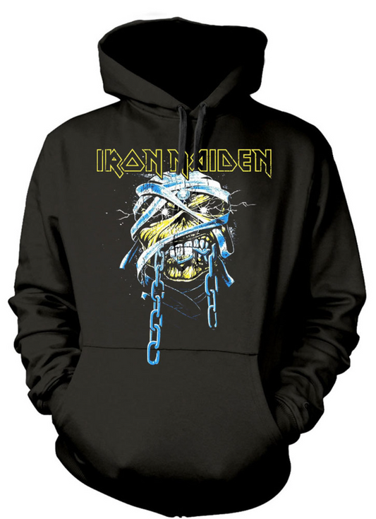 Iron Maiden 'Powerslave Head' (Black) Pull Over Hoodie