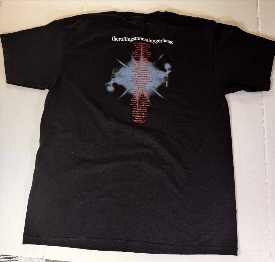 Vintage 2005 Rolling Stones A Bigger Bang Concert Tour T-Shirt