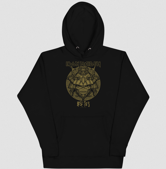 Iron Maiden Hoodie  Stakes Iron Maiden Senjutsu Classic Hoodie Sweatshirt Black New