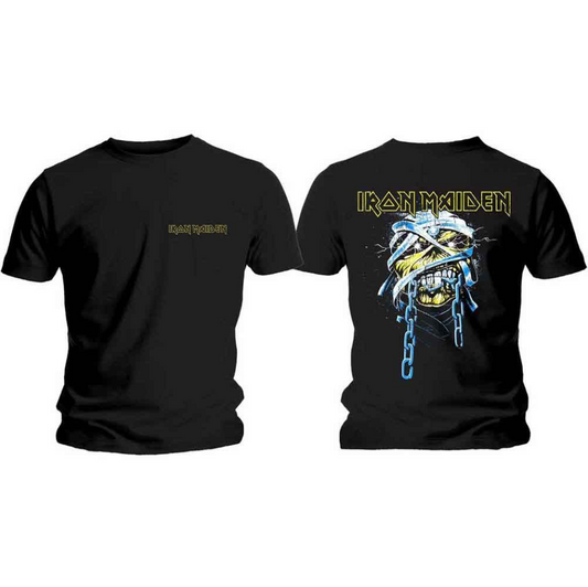 Iron Maiden Powerslave Head & Logo Official Unisex T-Shirt
