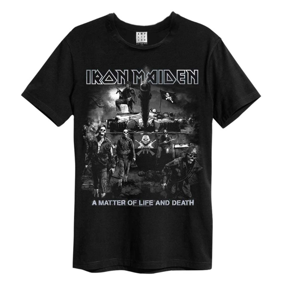 Amplified Iron Maiden Life Or Death Charcoal T-Shirt XXL Charcoal