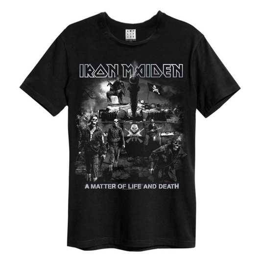 Amplified Iron Maiden Life Or Death Charcoal T-Shirt XXL Charcoal