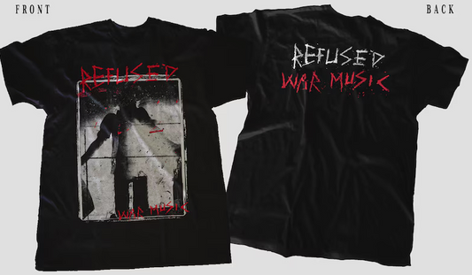 Refused War Music T-Shirt DTG Printed Band Tee Unisex