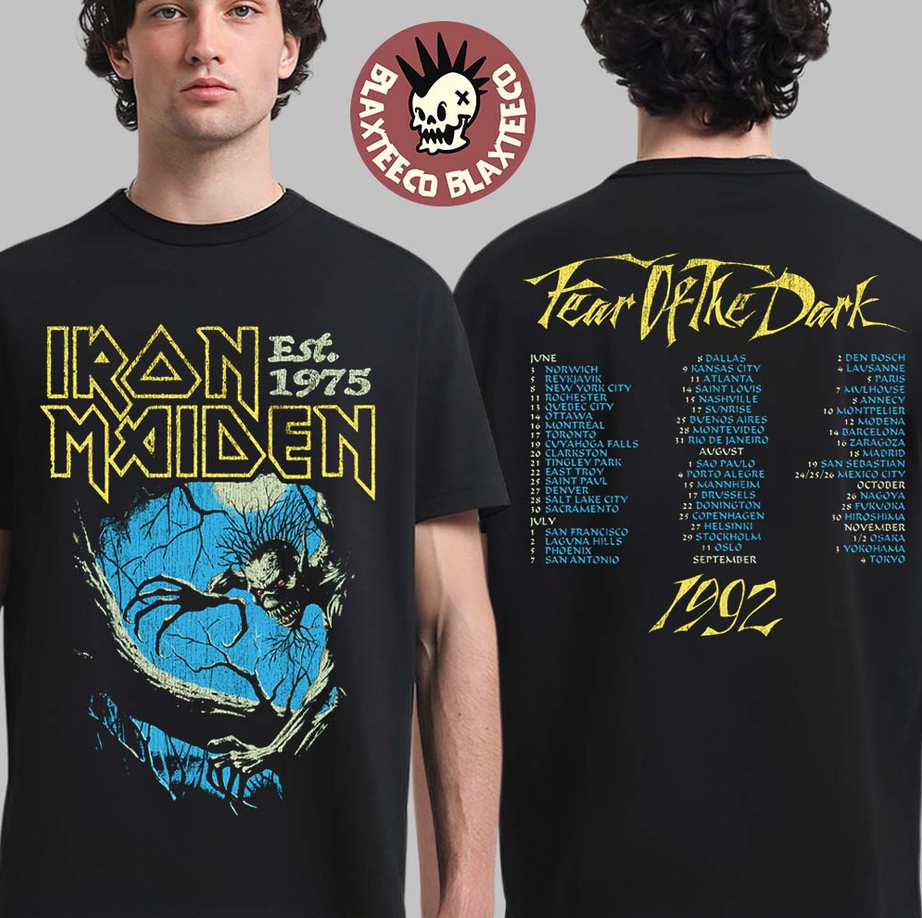 Iron Maiden IM50 Anniversary Collection Fear Of The Dark Tour T-Shirt