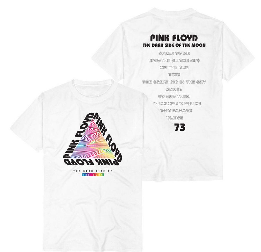 Pink Floyd The Dark Side Of The Moon Prism Official Band T-Shirt