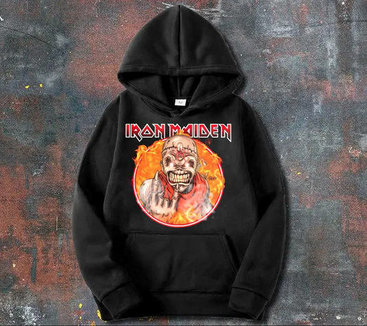 Iron Maiden Eddie Devil Artwork Hoodie