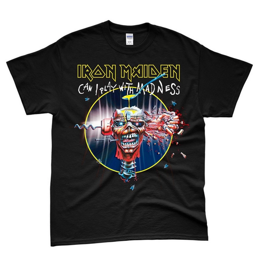 Iron Maiden Madness Tee – Screaming Eddie in a Psychotic Breakdown