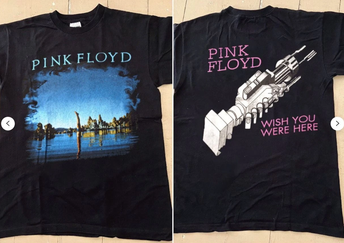 PINK FLOYD T-Shirt, Vintage 1980s Pink Floyd The Wall Graphic Tee